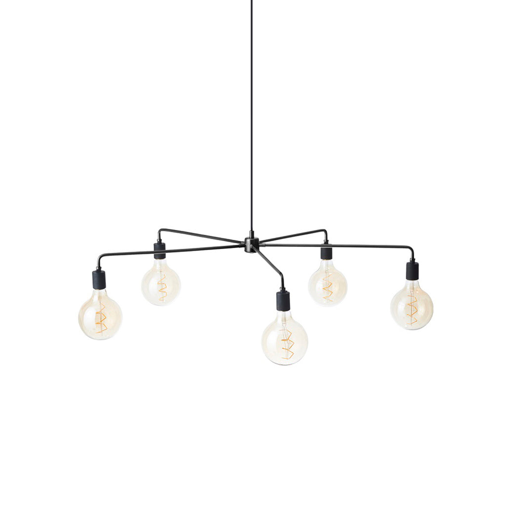Chandelier Métal Industriel Traditionnel Vecarisra - Neutralighting