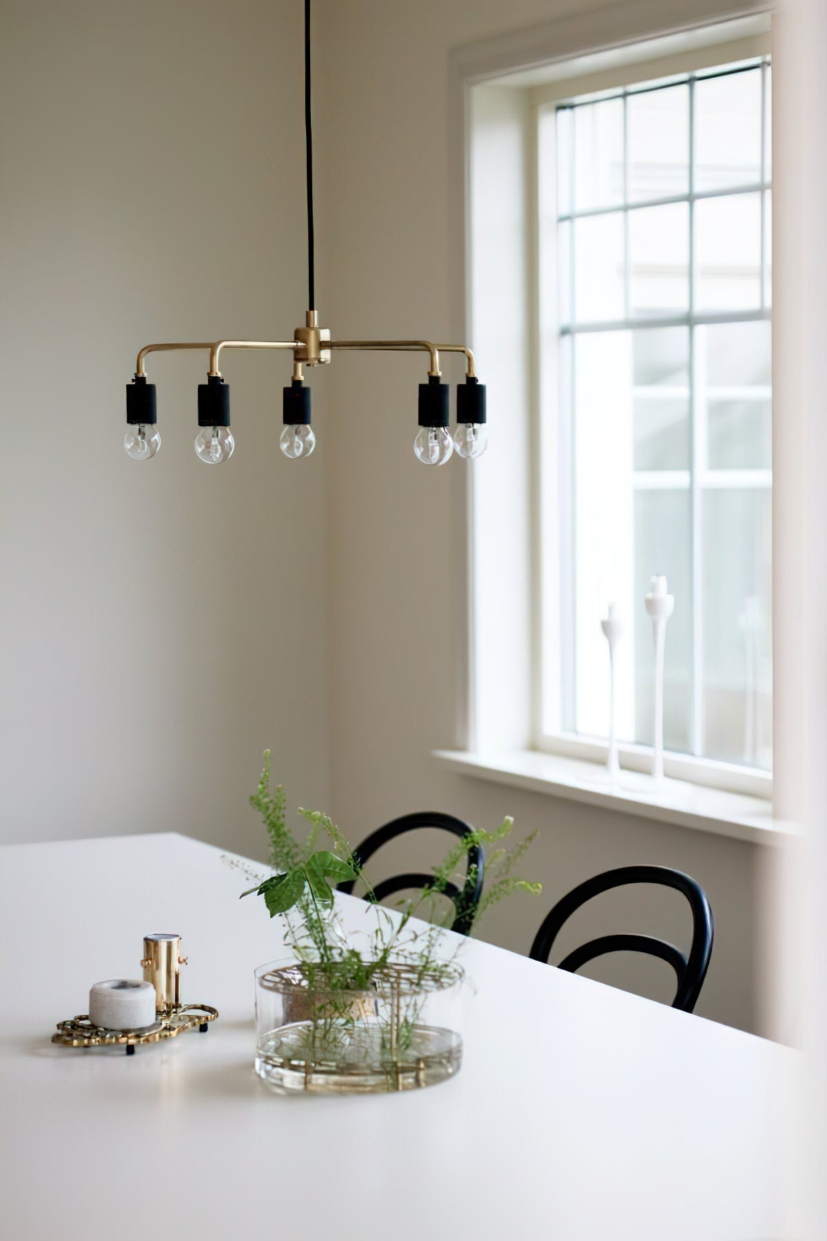 Chandelier Métal Industriel Traditionnel Vecarisra - Neutralighting
