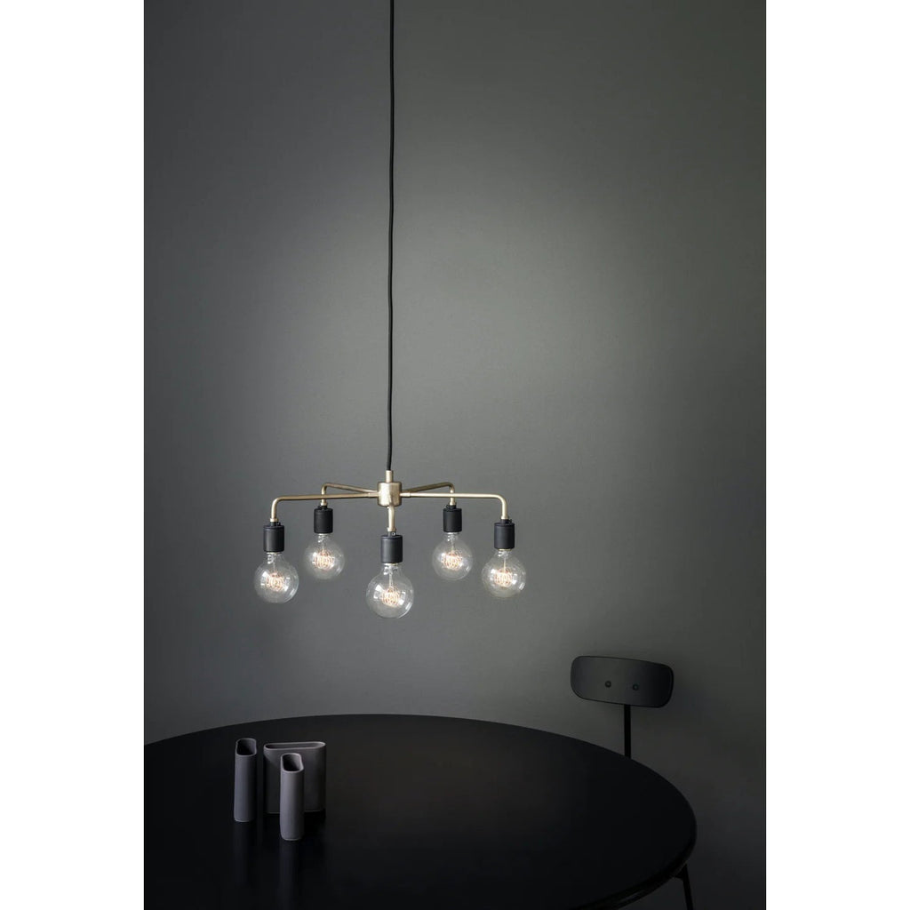 Chandelier Métal Industriel Traditionnel Vecarisra - Neutralighting