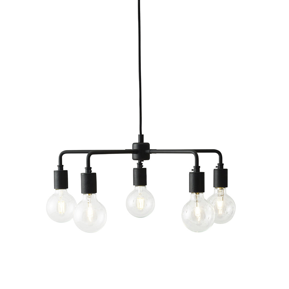 Chandelier Métal Industriel Traditionnel Vecarisra - Neutralighting