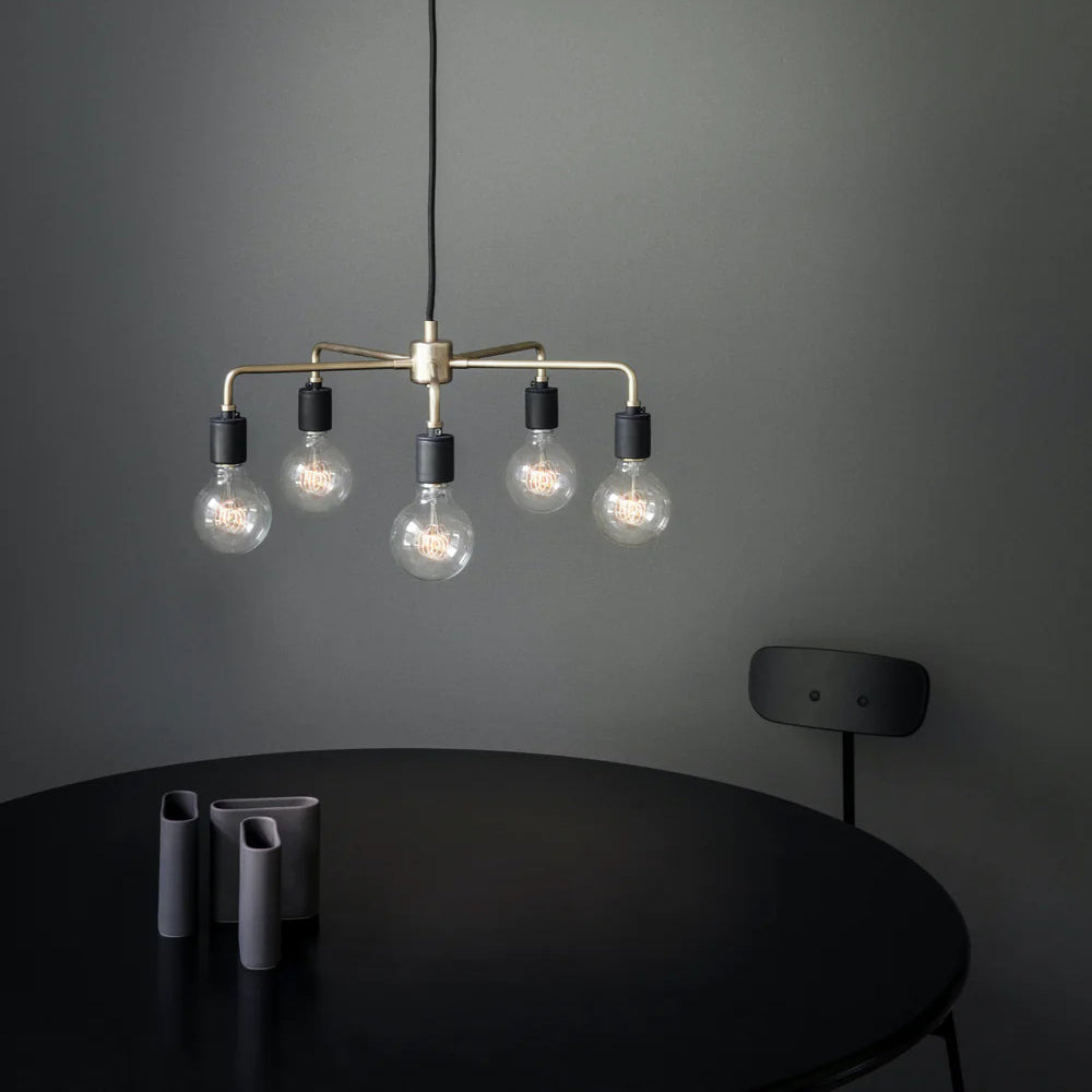 Chandelier Métal Industriel Traditionnel Vecarisra - Neutralighting