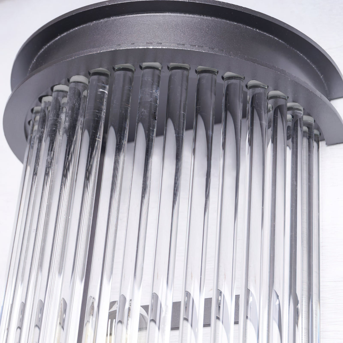 Lampe Murale Métal et Cristal Industrielle Vintage Armarila - Neutralighting