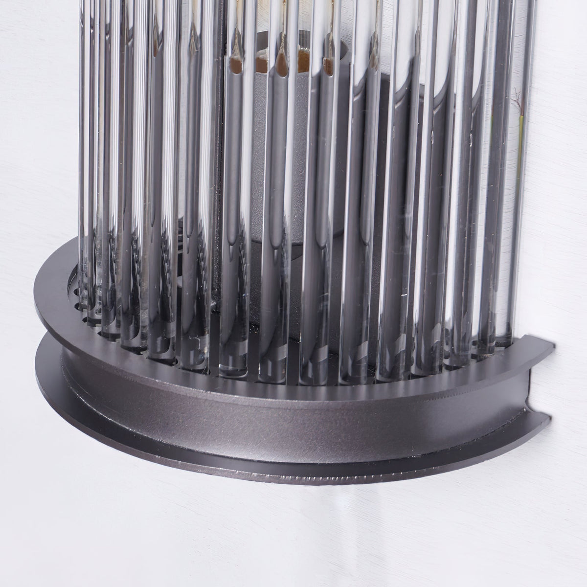 Lampe Murale Métal et Cristal Industrielle Vintage Armarila - Neutralighting