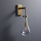 Lyshaos Applique Murale en Laiton et Verre Minimaliste - Neutralighting