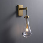 Lyshaos Applique Murale en Laiton et Verre Minimaliste - Neutralighting