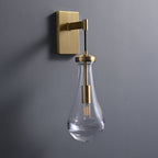 Lyshaos Applique Murale en Laiton et Verre Minimaliste - Neutralighting