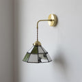 Tiffany Applique Murale Laiton Vert - Neutralighting