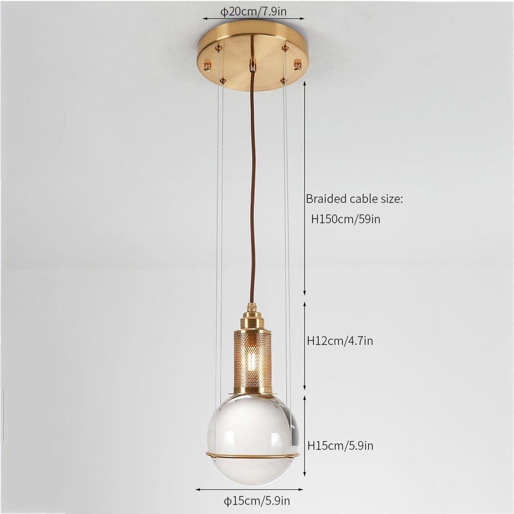 Solara Suspension Cristal Réglable - Neutralighting