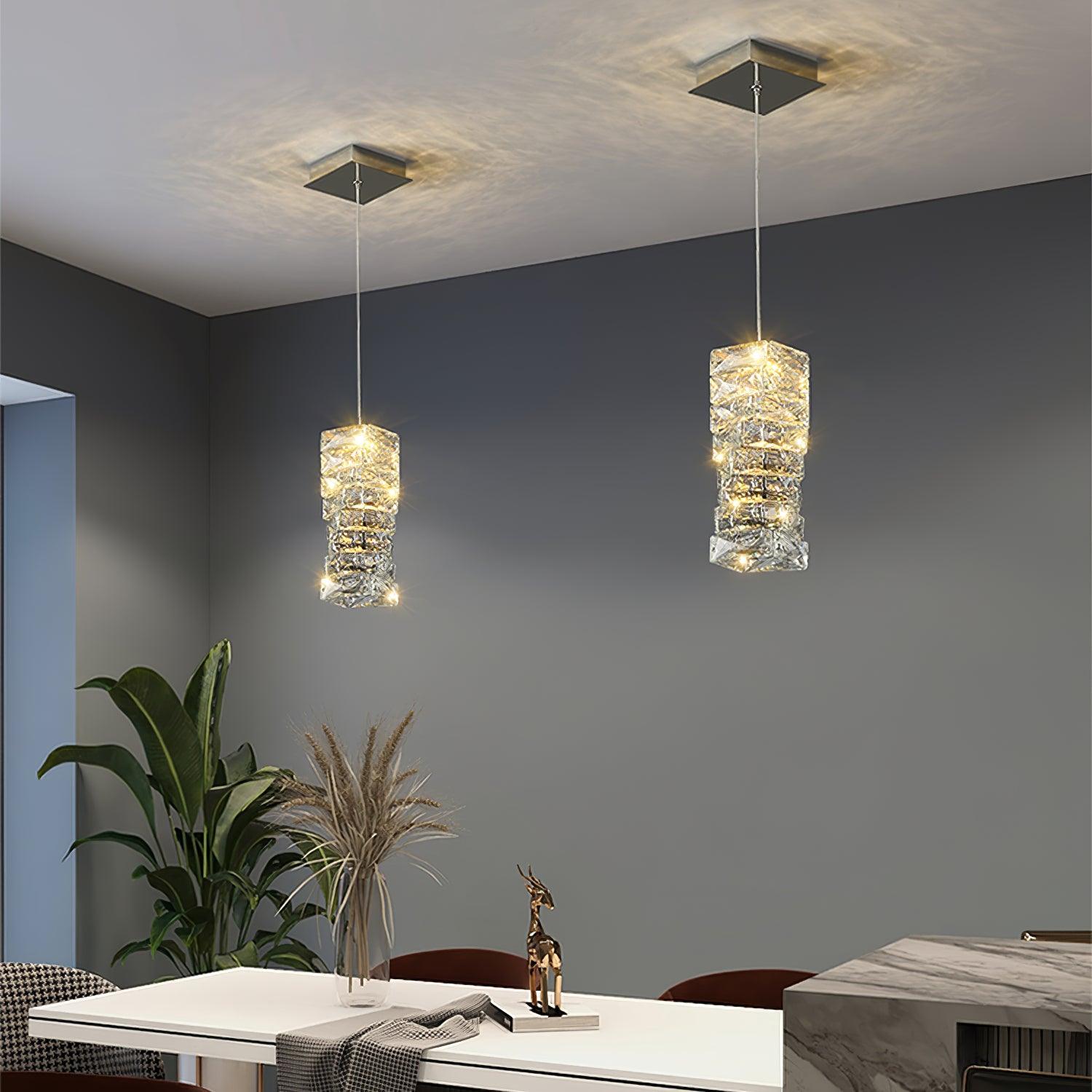 Crysta Lampe Suspendue en Cristal Luxe - Neutralighting