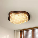 Auro Plafonnier Moderne Résine Feuille d'Or - Neutralighting
