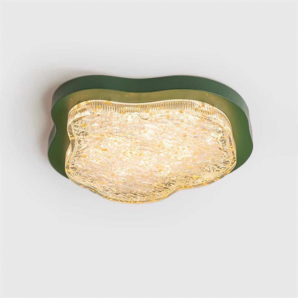 Auro Plafonnier Moderne Résine Feuille d'Or - Neutralighting