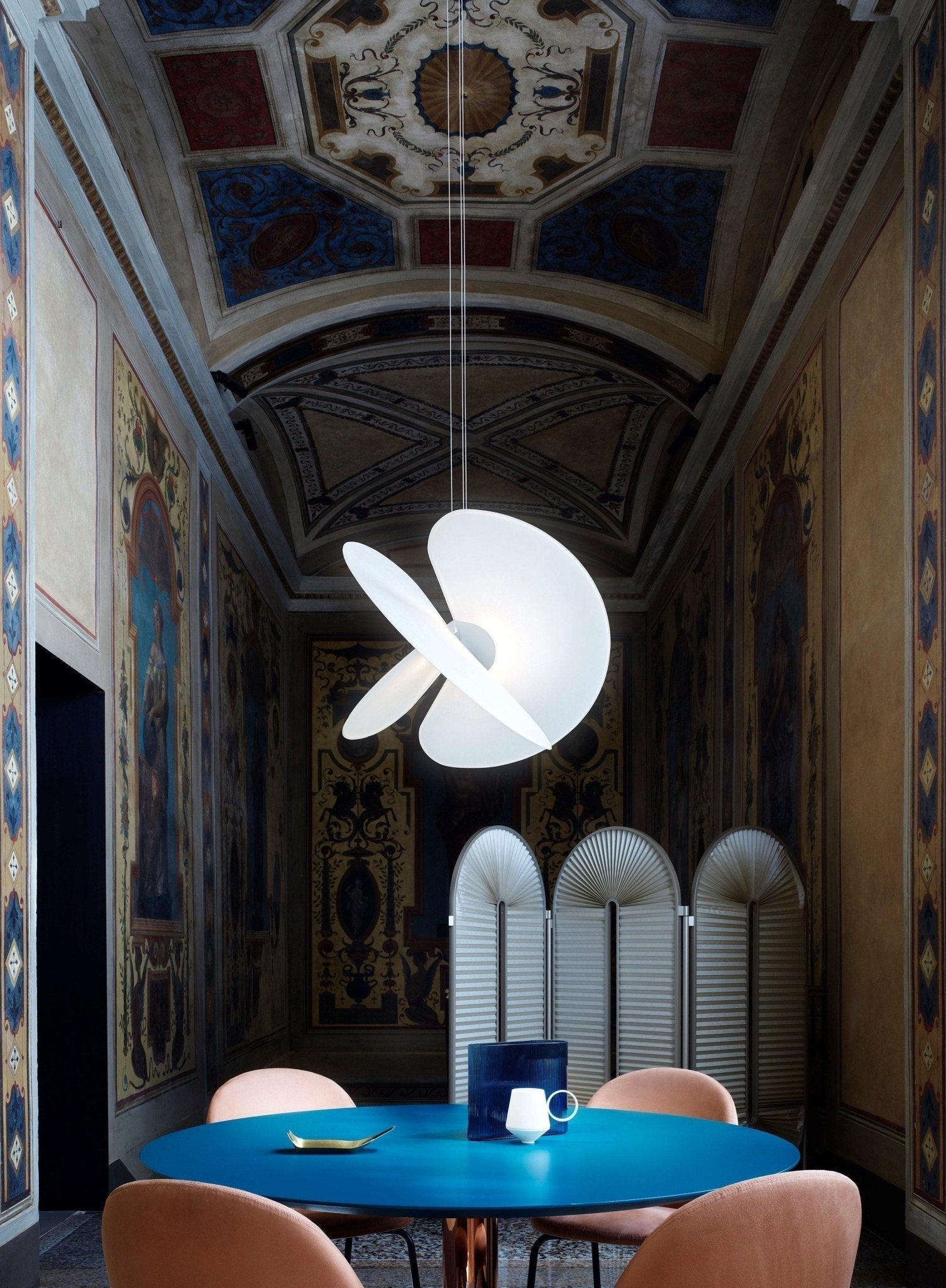 Whirl Suspension Lampe en Tissu Moderne - Neutralighting