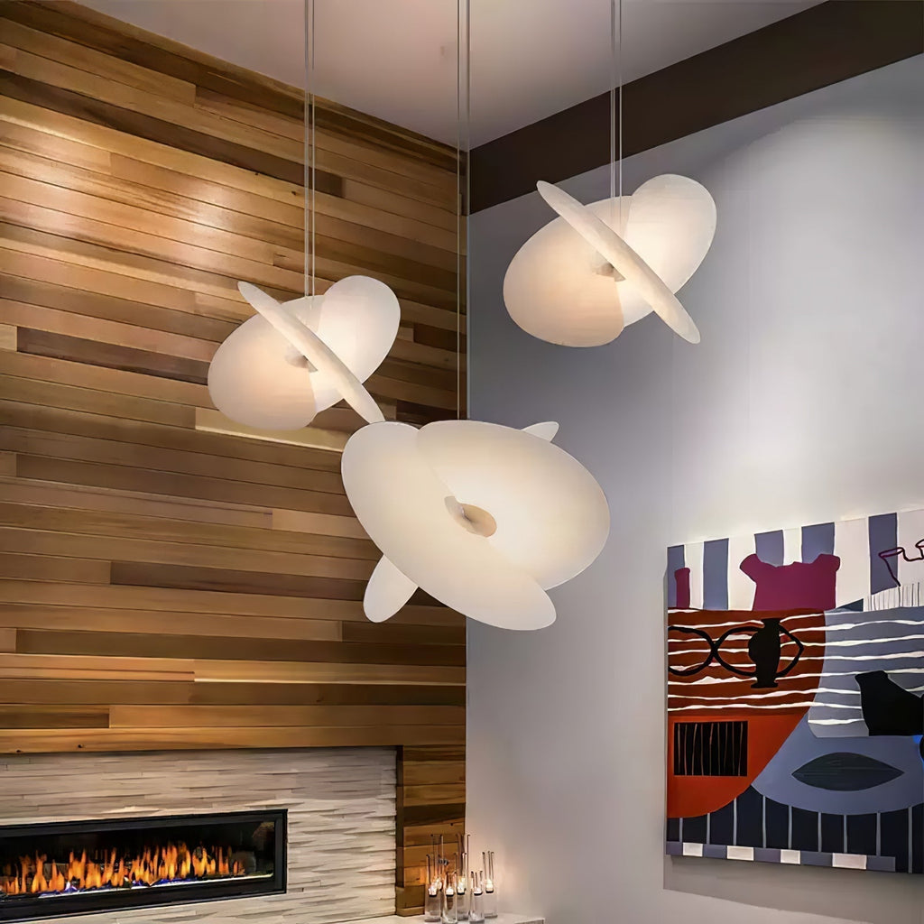 Whirl Suspension Lampe en Tissu Moderne - Neutralighting