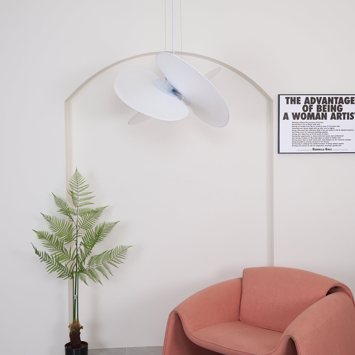 Whirl Suspension Lampe en Tissu Moderne - Neutralighting
