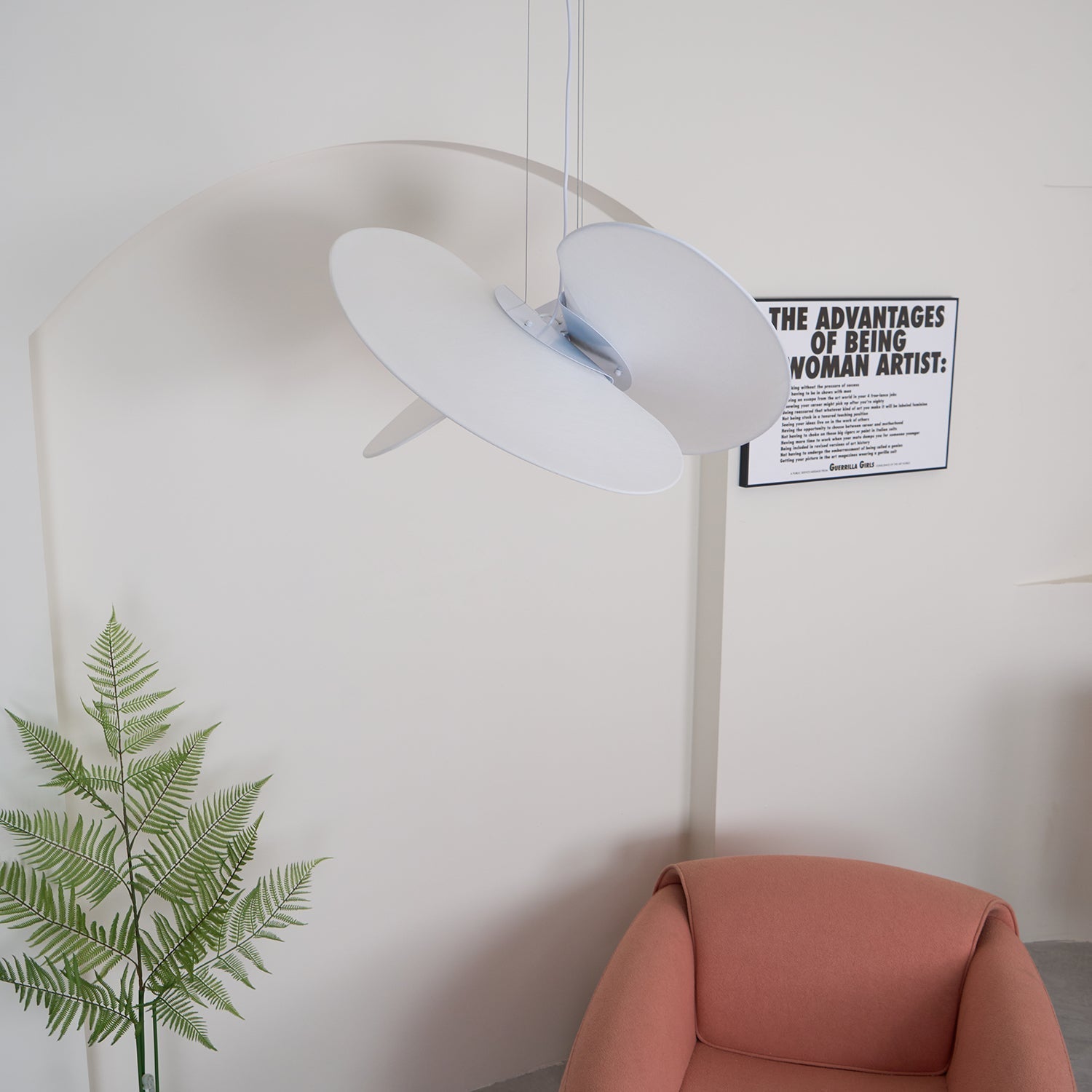 Whirl Suspension Lampe en Tissu Moderne - Neutralighting