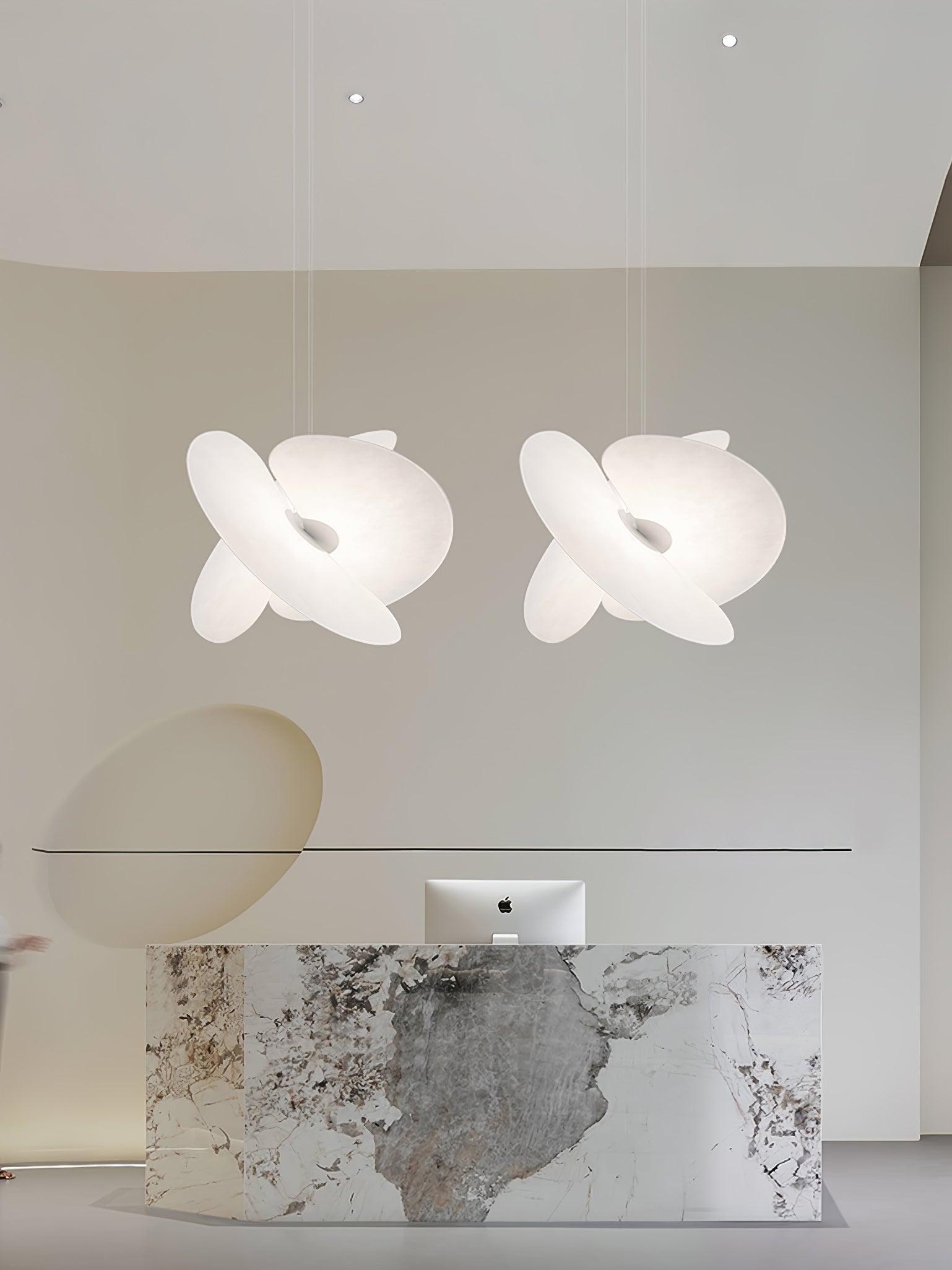 Whirl Suspension Lampe en Tissu Moderne - Neutralighting