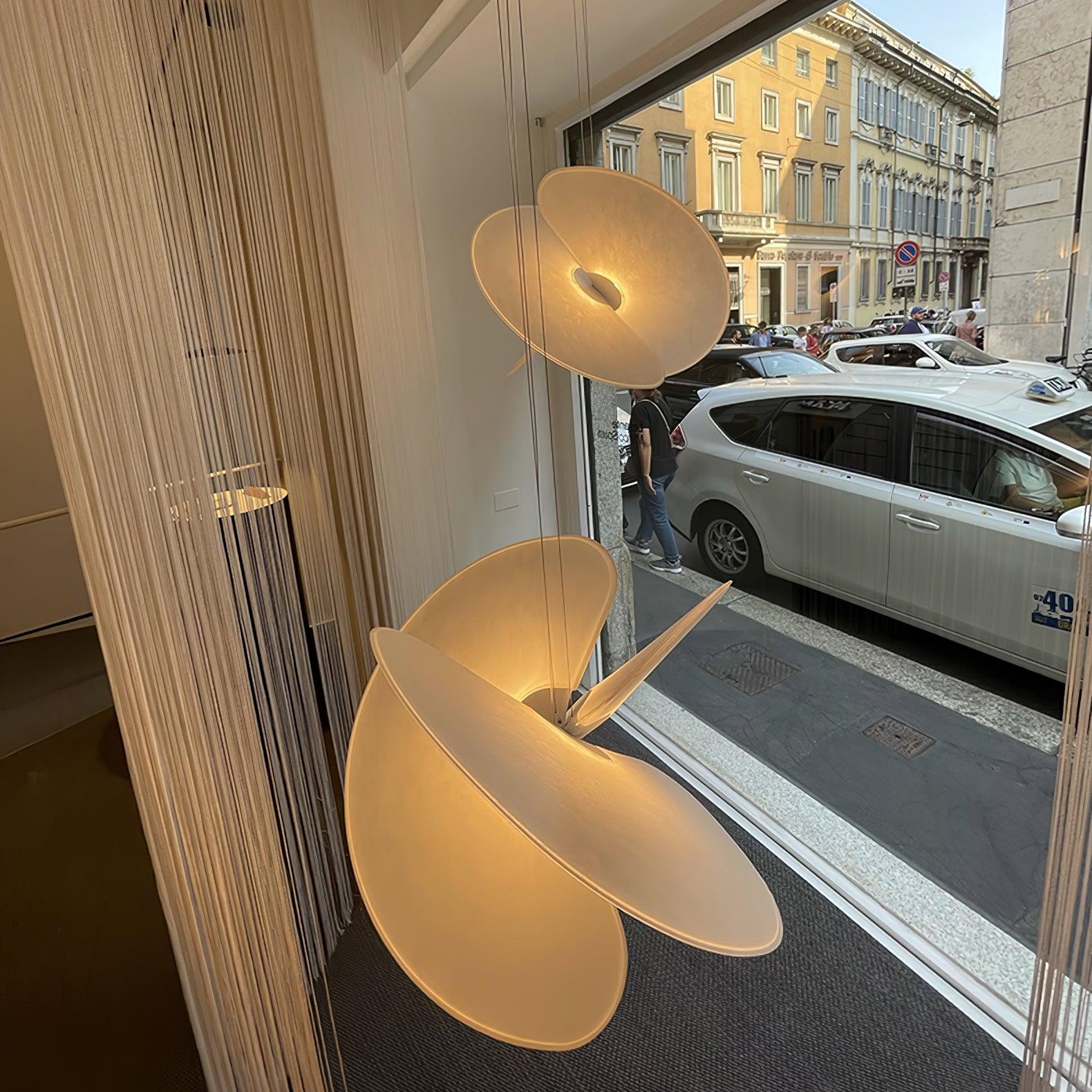 Whirl Suspension Lampe en Tissu Moderne - Neutralighting
