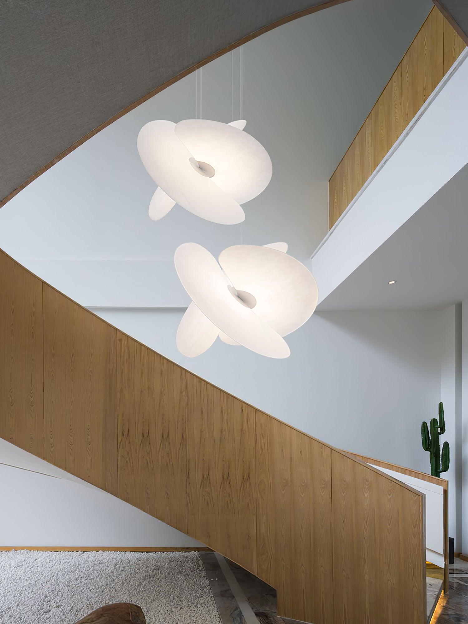 Whirl Suspension Lampe en Tissu Moderne - Neutralighting
