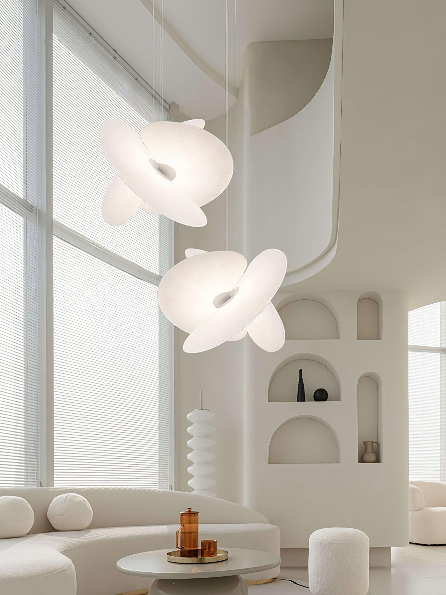 Whirl Suspension Lampe en Tissu Moderne - Neutralighting