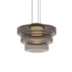 Lustra Suspension en Verre à Cercles Multi-Niveaux - Neutralighting