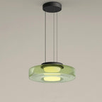 Lustra Suspension en Verre à Cercles Multi-Niveaux - Neutralighting