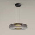 Lustra Suspension en Verre à Cercles Multi-Niveaux - Neutralighting