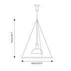 Coley Suspension Disque Abat-jour Moderne Salle Manger - Neutralighting