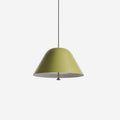Solain Suspension moderne avec abat-jour vert et blanc minimaliste - Neutralighting