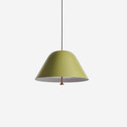 Solain Suspension moderne avec abat-jour vert et blanc minimaliste - Neutralighting