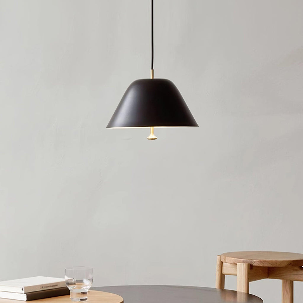Solain Suspension moderne avec abat-jour vert et blanc minimaliste - Neutralighting