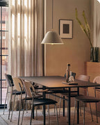 Solain Suspension moderne avec abat-jour vert et blanc minimaliste - Neutralighting