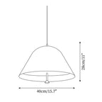 Solain Suspension moderne avec abat-jour vert et blanc minimaliste - Neutralighting