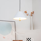 Solain Suspension moderne avec abat-jour vert et blanc minimaliste - Neutralighting
