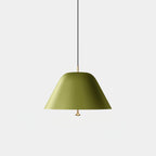 Solain Suspension moderne avec abat-jour vert et blanc minimaliste - Neutralighting