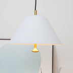 Solain Suspension moderne avec abat-jour vert et blanc minimaliste - Neutralighting