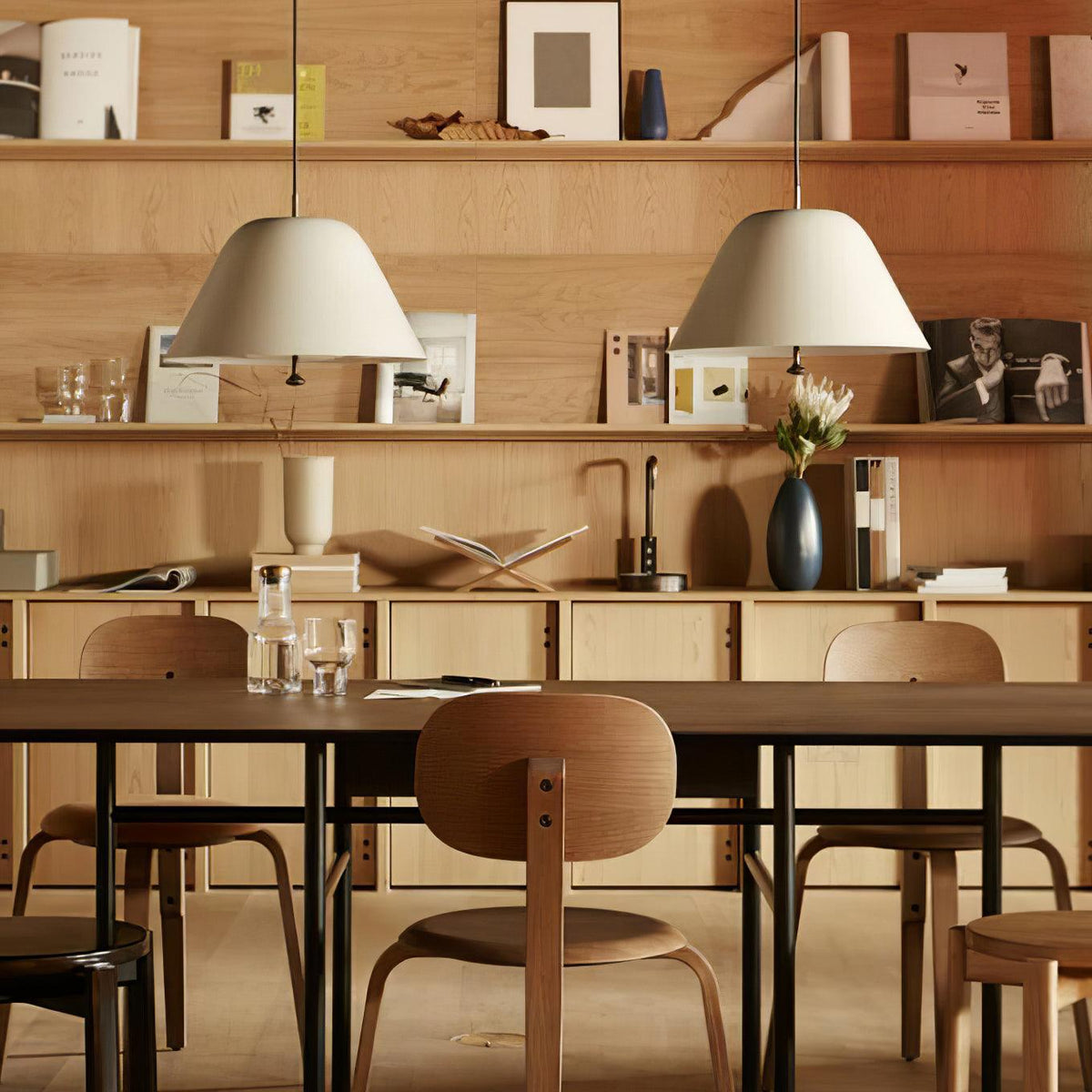 Solara Suspension en Verre Cloche Laiton Minimaliste - Neutralighting