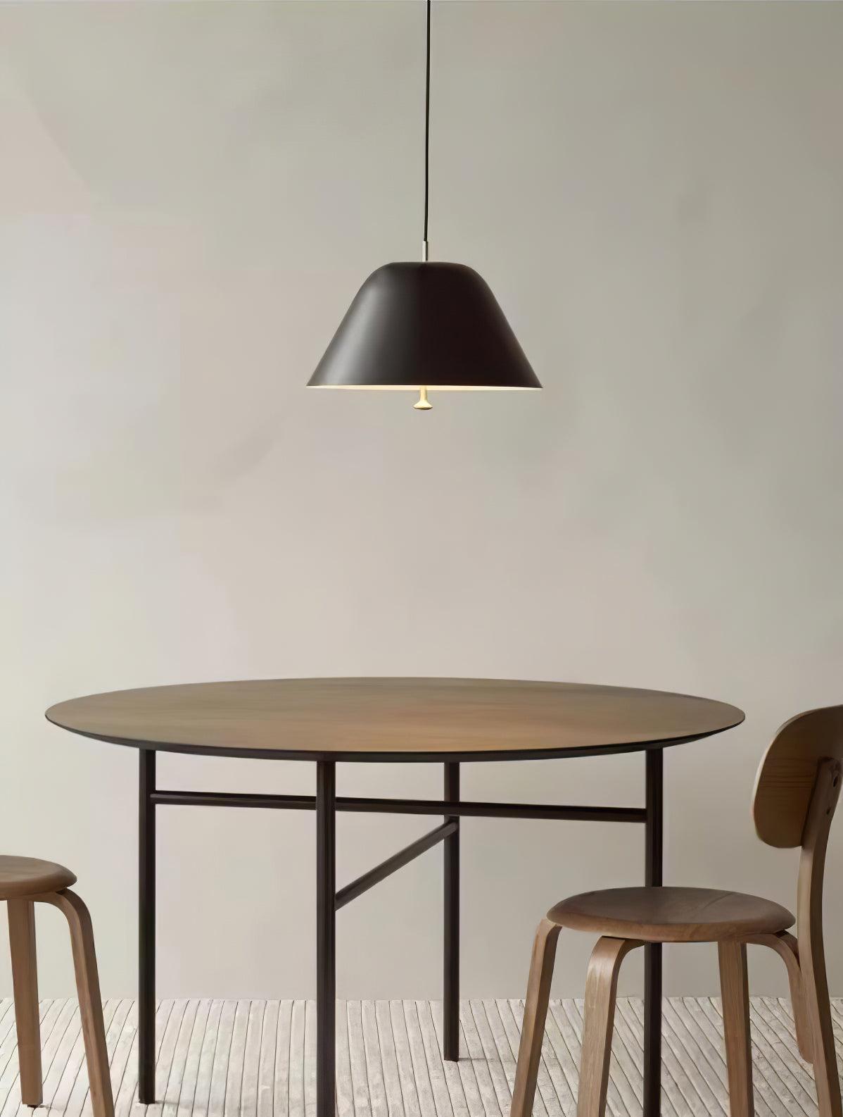 Solara Suspension en Verre Cloche Laiton Minimaliste - Neutralighting