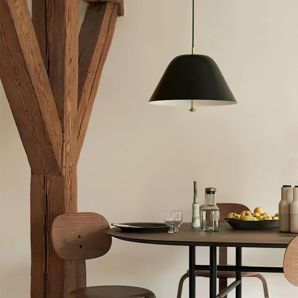 Solara Suspension en Verre Cloche Laiton Minimaliste - Neutralighting