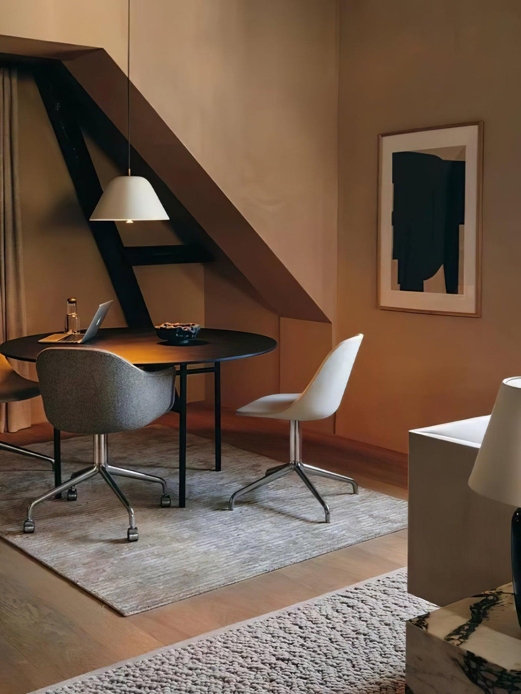 Solara Suspension en Verre Cloche Laiton Minimaliste - Neutralighting