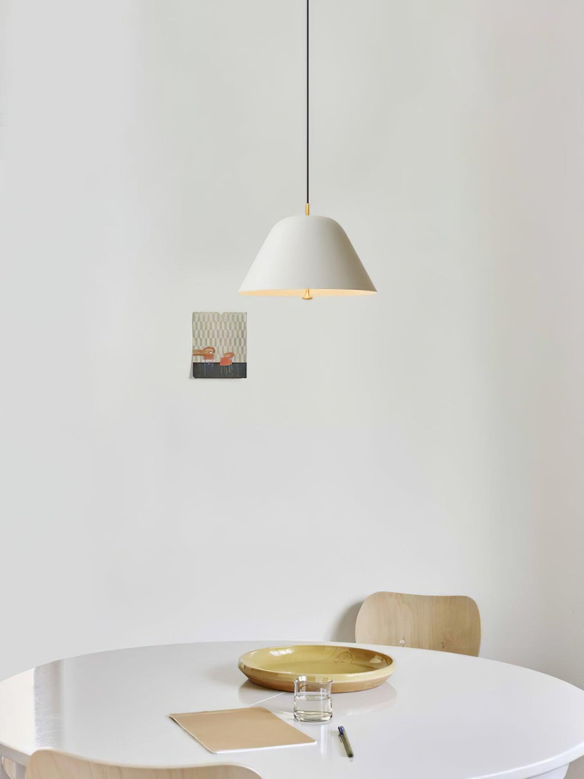 Solara Suspension en Verre Cloche Laiton Minimaliste - Neutralighting