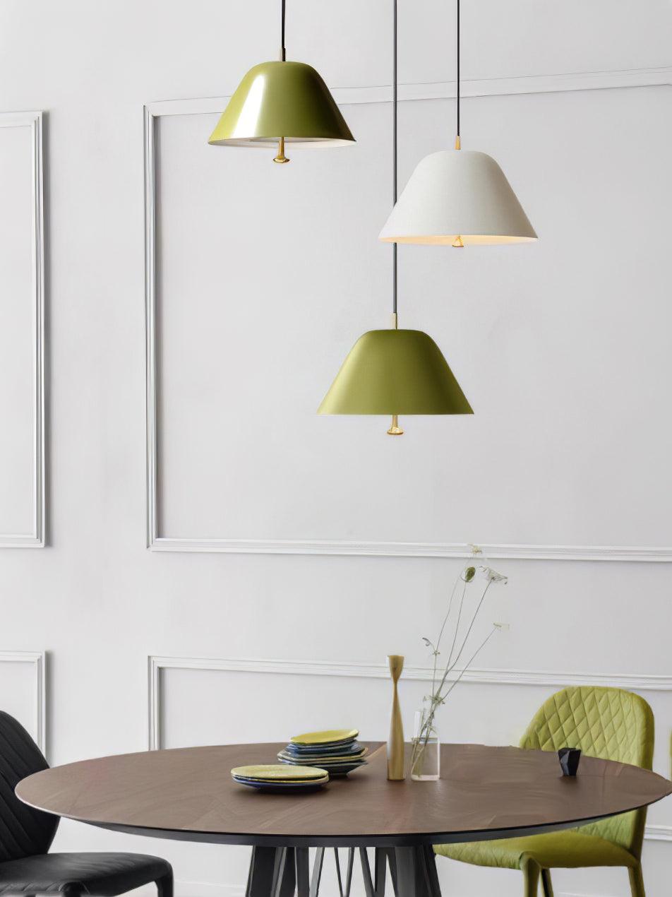 Solara Suspension en Verre Cloche Laiton Minimaliste - Neutralighting