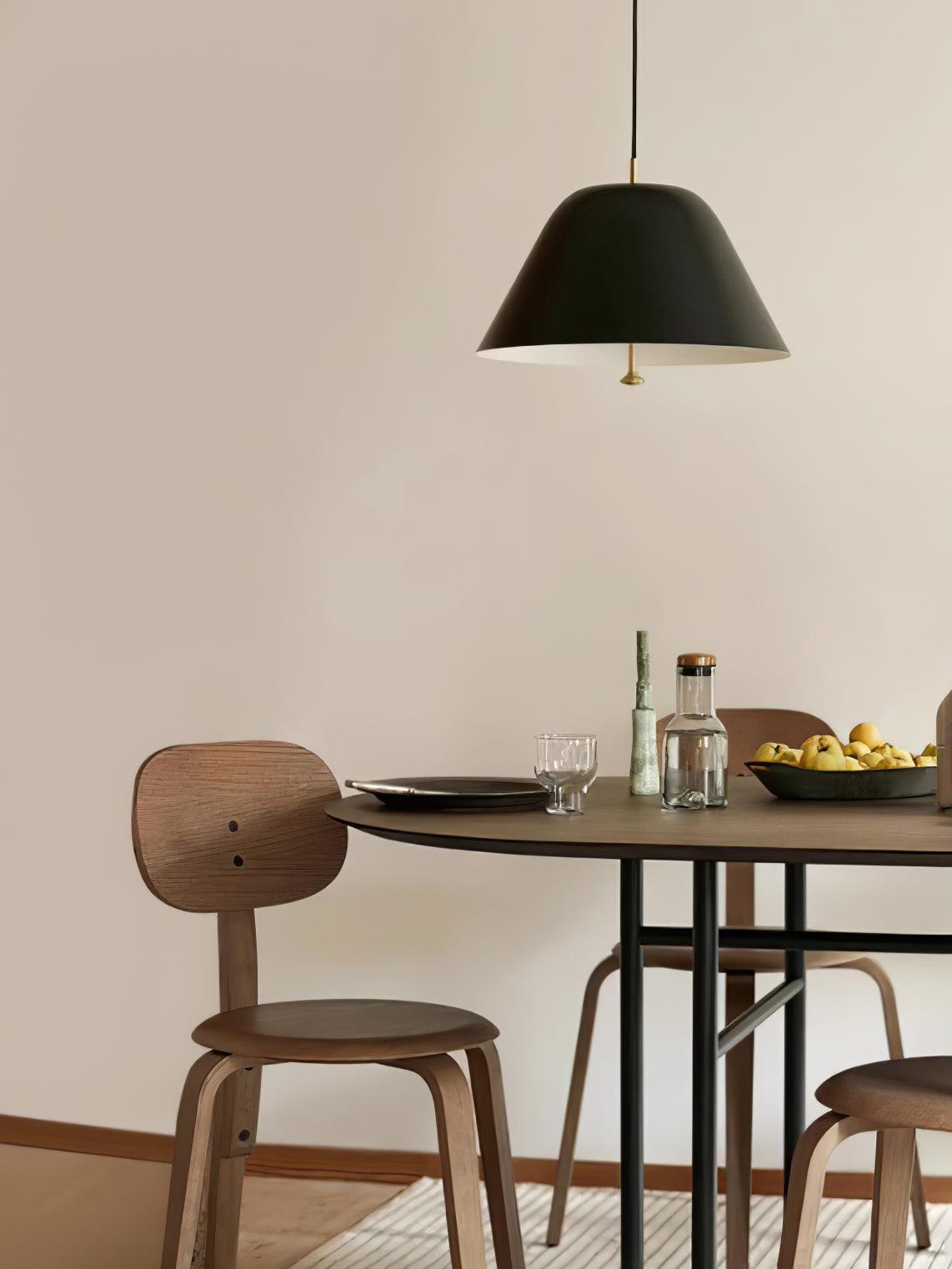 Solara Suspension en Verre Cloche Laiton Minimaliste - Neutralighting