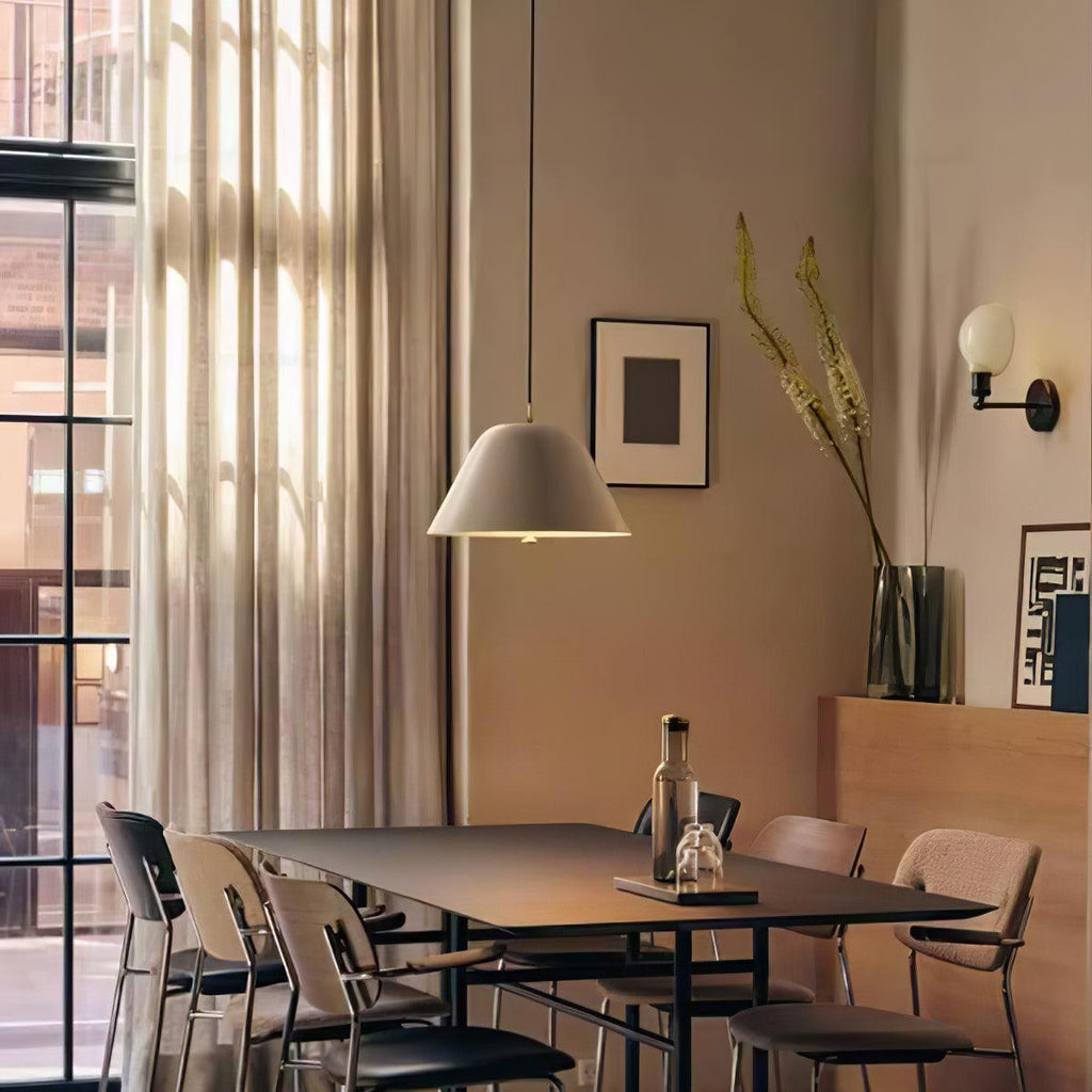 Solara Suspension en Verre Cloche Laiton Minimaliste - Neutralighting