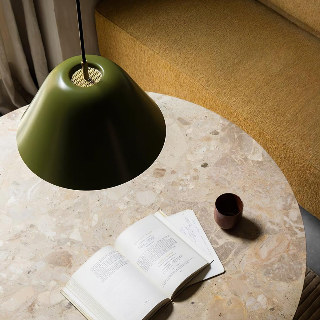 Solara Suspension en Verre Cloche Laiton Minimaliste - Neutralighting