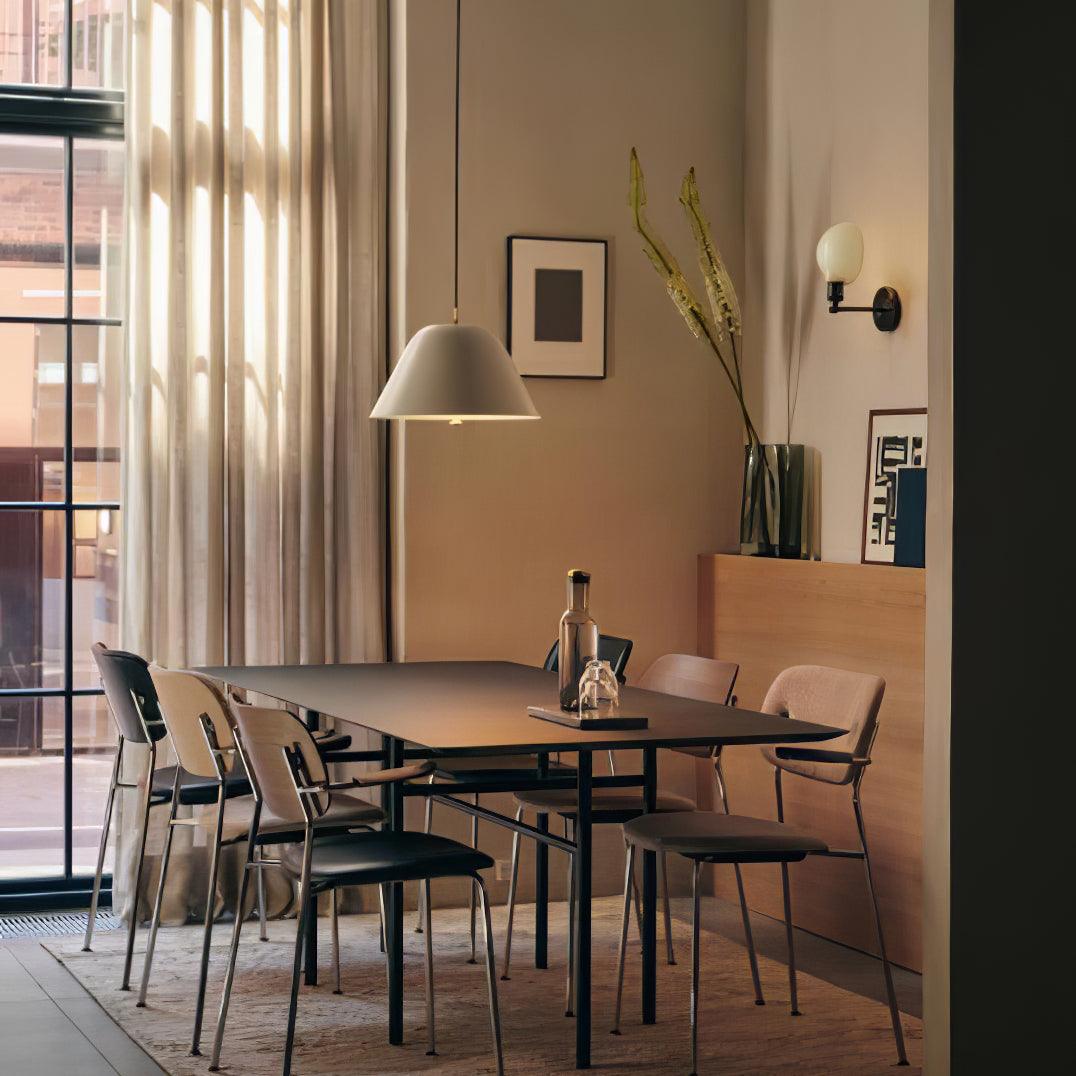 Solara Suspension en Verre Cloche Laiton Minimaliste - Neutralighting