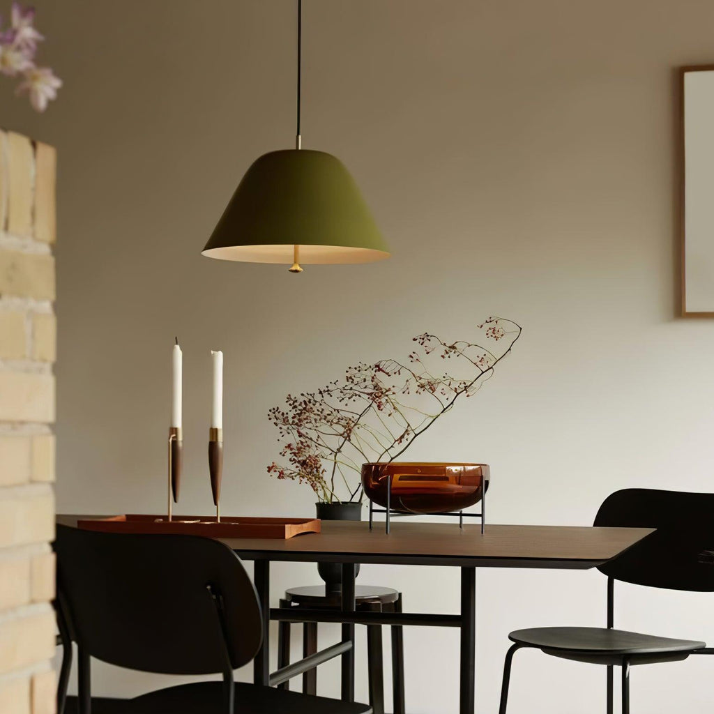 Solara Suspension en Verre Cloche Laiton Minimaliste - Neutralighting