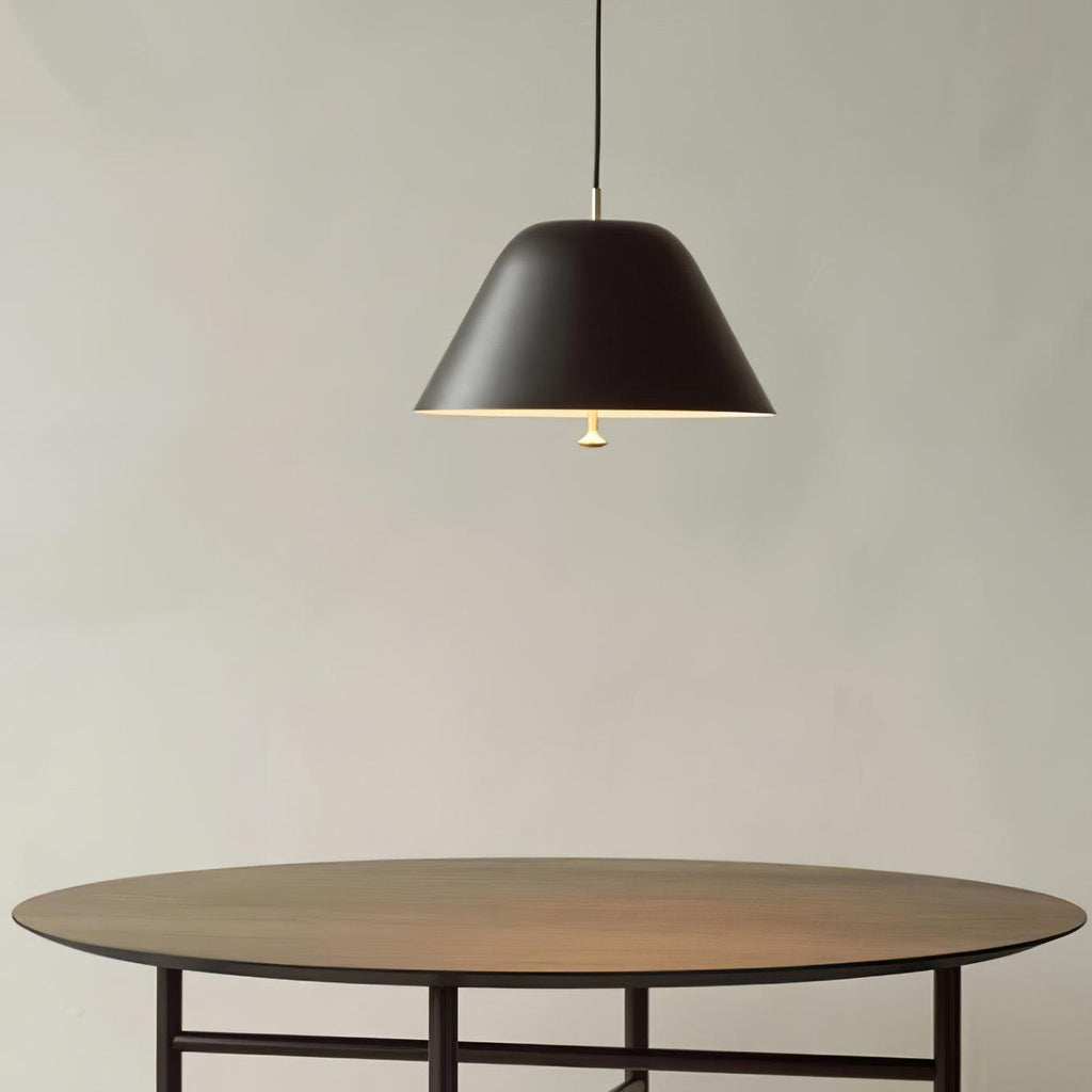 Solara Suspension en Verre Cloche Laiton Minimaliste - Neutralighting