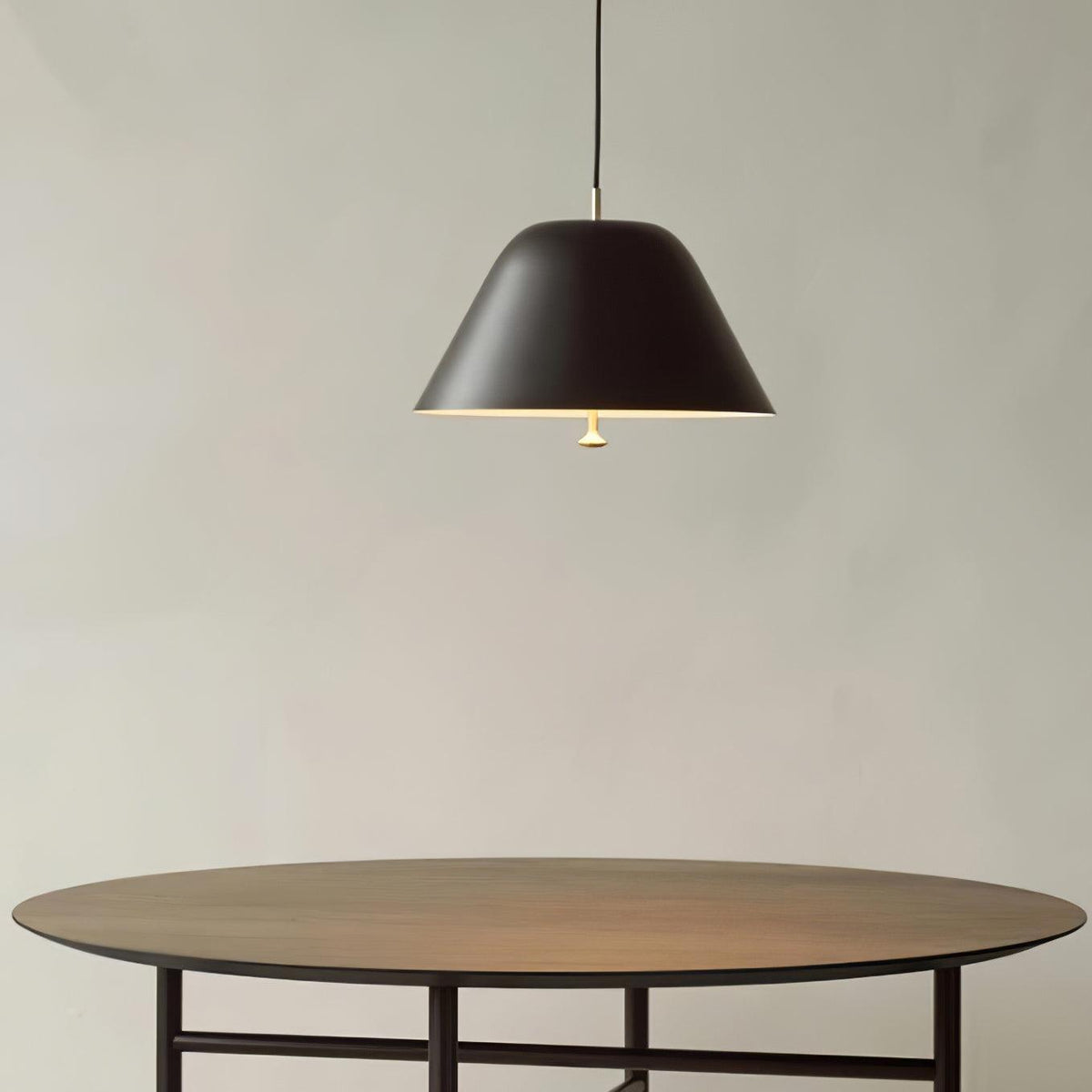 Solara Suspension en Verre Cloche Laiton Minimaliste - Neutralighting