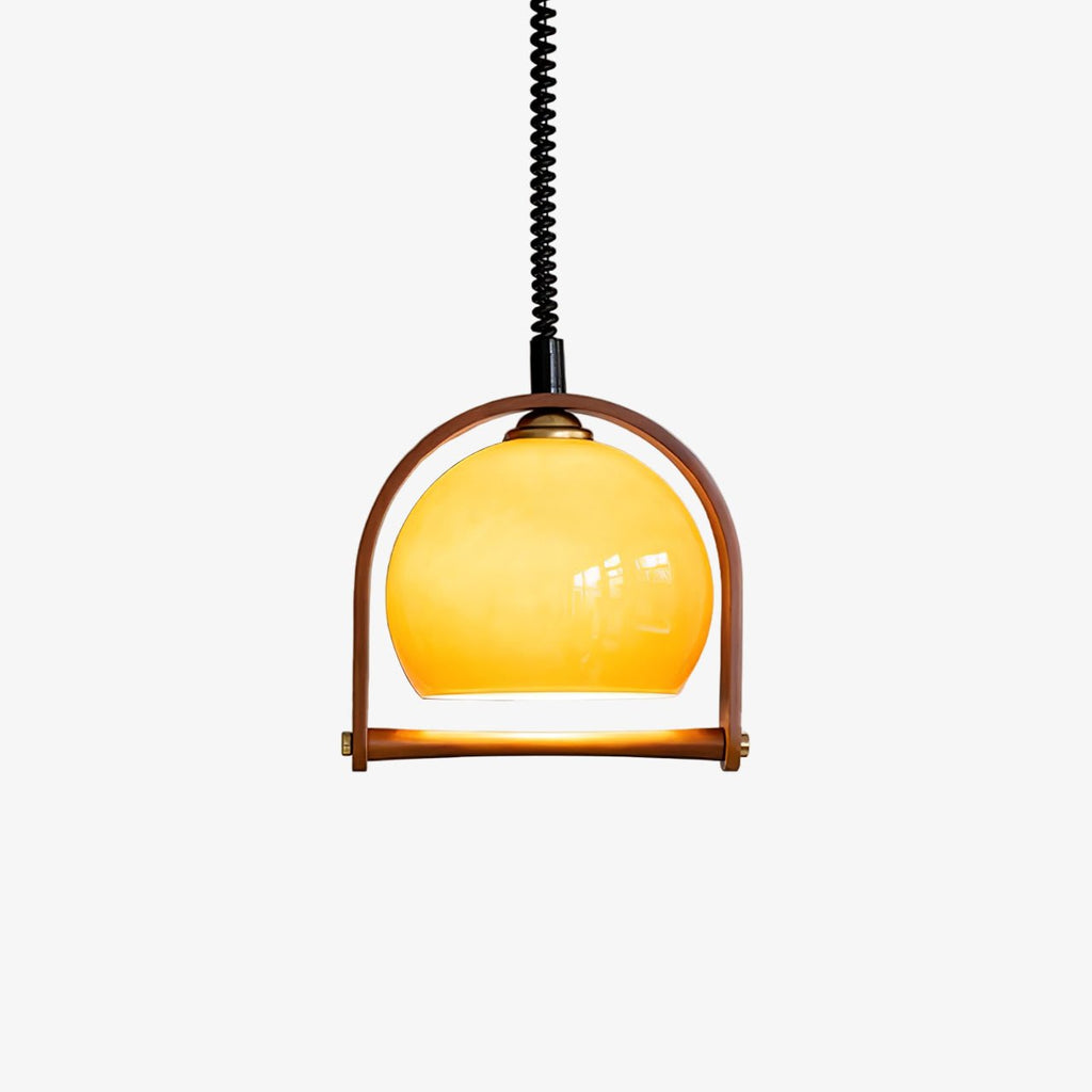 Cesilarae Premium Nordic Art Verre Bois Suspension - Neutralighting
