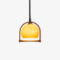 Cesilarae Premium Nordic Art Verre Bois Suspension - Neutralighting